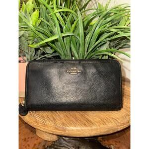 Coach black coach wallet